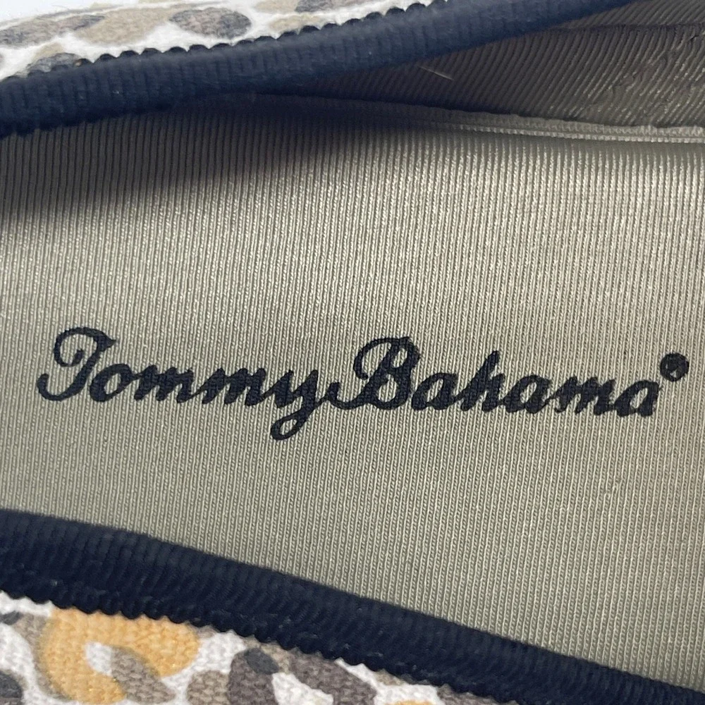 Tommy Bahama Painter Leopard Print Slip On Espadrille‎ Platform Sneakers